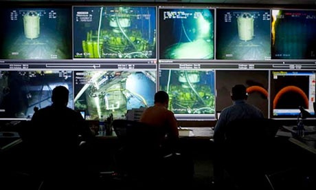 Figure 1: BP Photoshopped photo of control room