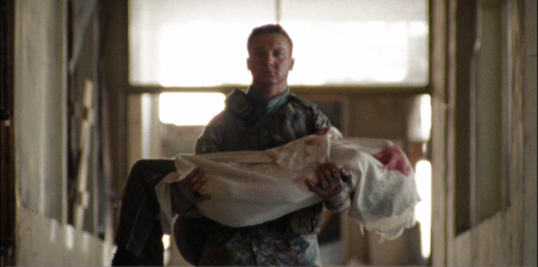 Scene still - James clenches his fists