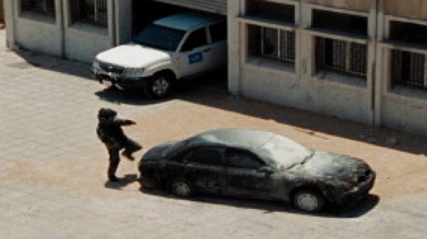 Scene still from The Hurt Locker