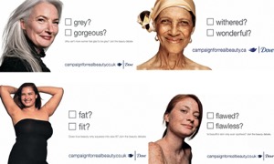 Dove Campaign for Real Beauty billboard voting