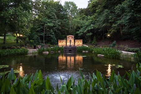 Westinghouse Memorial and Pond