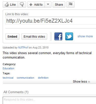 Figure 3: Comments and Tags on YouTube