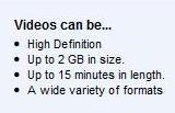 Figure 4: YouTube upload guidelines